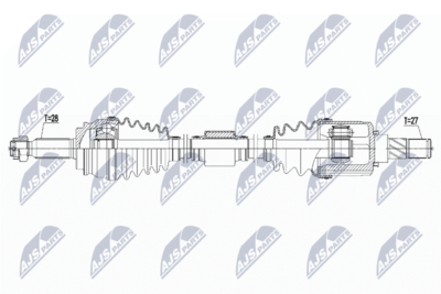 Приводной вал NTY NPW-MS-061