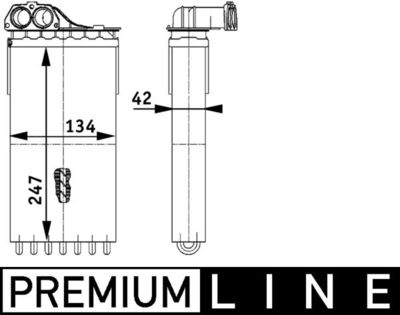 Siltummainis, Salona apsilde MAHLE AH 112 000P