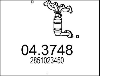 Катализатор MTS 04.3748