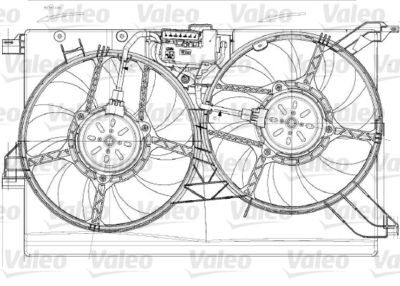 Ventilators, Motora dzesēšanas sistēma VALEO 696023