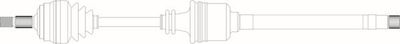 Приводной вал GENERAL RICAMBI PE3227