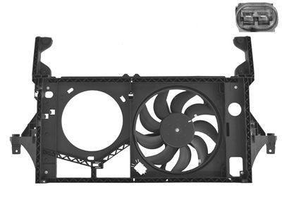 Ventilators, Motora dzesēšanas sistēma VAN WEZEL 4391748