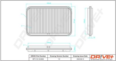Воздушный фильтр Dr!ve+ DP1110.10.0630