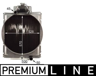 Radiators, Motora dzesēšanas sistēma MAHLE CR 2184 000P