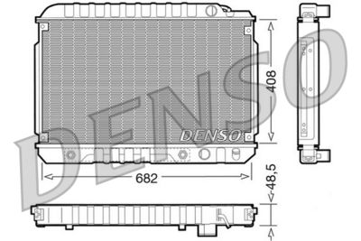 Radiators, Motora dzesēšanas sistēma DENSO DRM17003