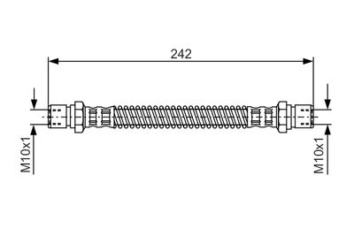 Тормозной шланг BOSCH 1 987 481 316