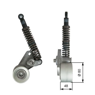 Siksnas spriegotājs, Ķīļsiksna GATES T38698