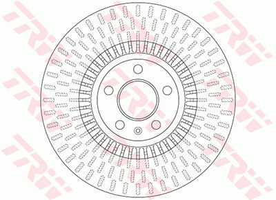 Тормозной диск TRW DF6216