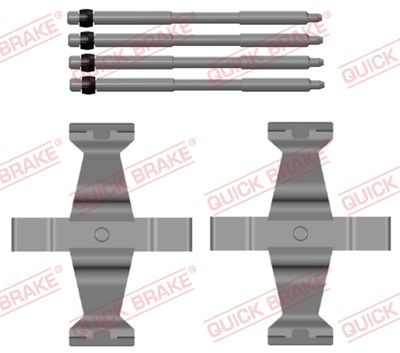 Piederumu komplekts, Disku bremžu uzlikas QUICK BRAKE 109-0171