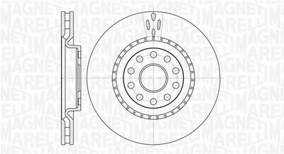 Тормозной диск MAGNETI MARELLI 361302040400