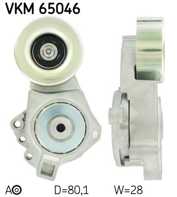 Натяжитель ремня, клиновой зубча SKF VKM 65046