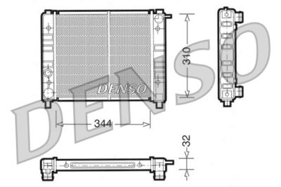 Radiators, Motora dzesēšanas sistēma DENSO DRM26003