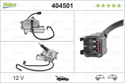 Stikla tīrītāju motors VALEO 404501