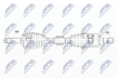 Приводной вал NTY NPW-NS-078