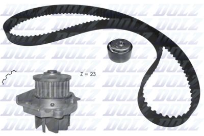 Водяной насос + комплект зубчатого ремня DOLZ KD161