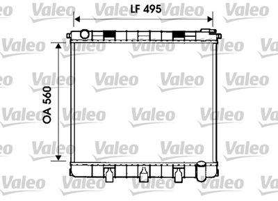 Radiators, Motora dzesēšanas sistēma VALEO 732402