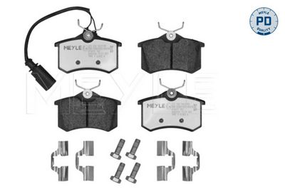 Комплект тормозных колодок, дисковый тормоз MEYLE 025 235 5417/PD