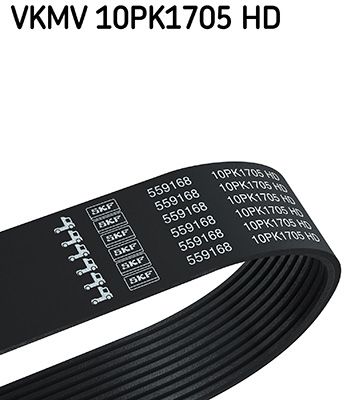 Ķīļrievu siksna SKF VKMV 10PK1705 HD