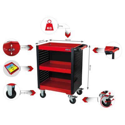 Darbnīcas apkopes ratiņi KS TOOLS 890.0006