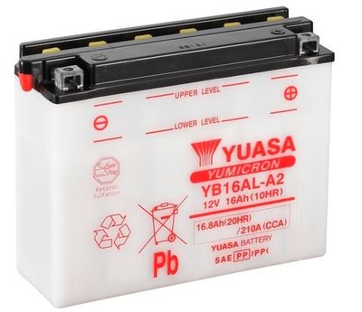 Startera akumulatoru baterija YUASA YB16AL-A2