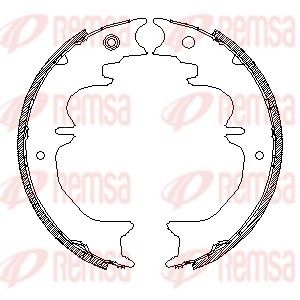 Bremžu loks, stāvbremze REMSA 4727.01