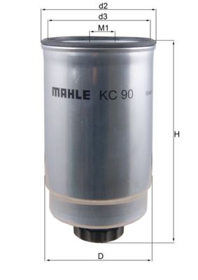 Топливный фильтр MAHLE KC 90