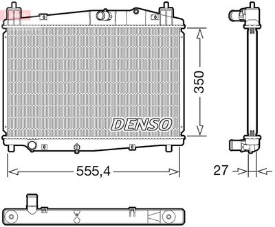 Radiators, Motora dzesēšanas sistēma DENSO DRM44046