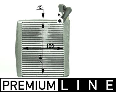 Испаритель, кондиционер MAHLE AE 120 000P