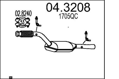 Katalizators MTS 04.3208