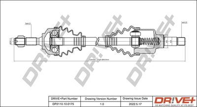 Приводной вал Dr!ve+ DP2110.10.0175