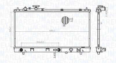Radiators, Motora dzesēšanas sistēma MAGNETI MARELLI 350213175200