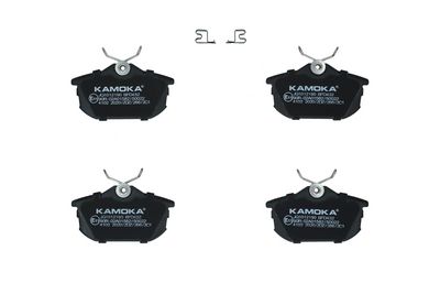 Bremžu uzliku kompl., Disku bremzes KAMOKA JQ1012190