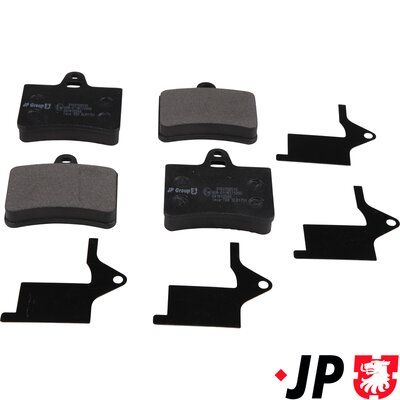 Bremžu uzliku kompl., Disku bremzes JP GROUP 3163700510