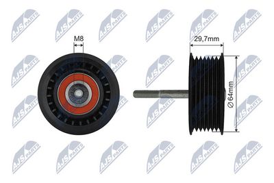 Spriegotājrullītis, Ķīļrievu siksna NTY RNK-ME-056
