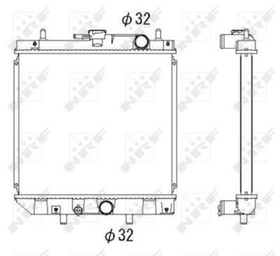 Radiators, Motora dzesēšanas sistēma NRF 53276