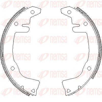 Bremžu loki REMSA 4281.00