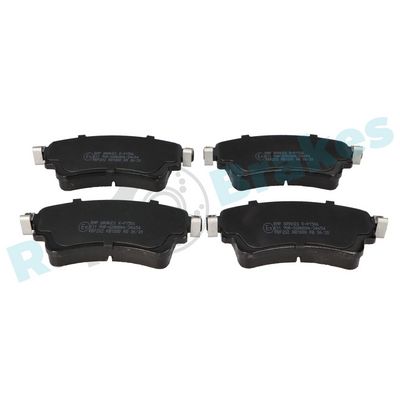 Bremžu uzliku kompl., Disku bremzes RAP BRAKES R-P1506