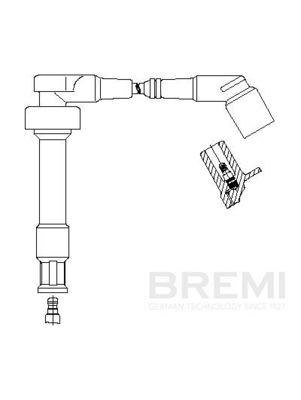 Augstsprieguma vads BREMI 176S102