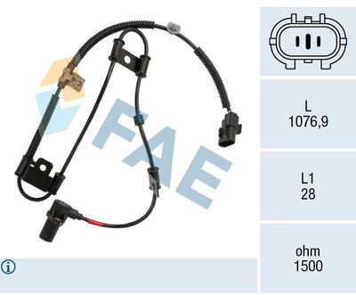 Devējs, Riteņu griešanās ātrums FAE 78767
