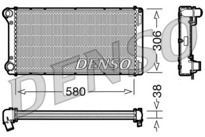 Radiators, Motora dzesēšanas sistēma DENSO DRM09098