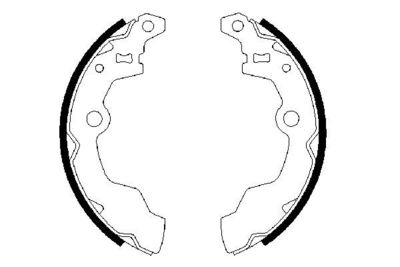 Комплект тормозных колодок BOSCH 0 986 487 269