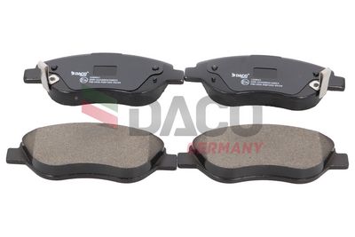 Комплект тормозных колодок, дисковый тормоз DACO 320943