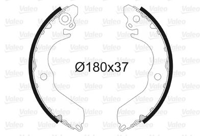 Комплект тормозных колодок VALEO 562606