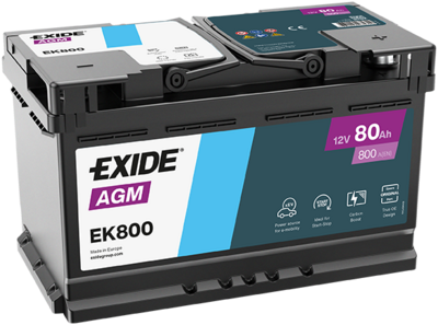 Стартерная аккумуляторная батарея EXIDE EK800