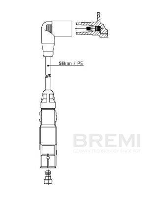 Augstsprieguma vads BREMI 210/63