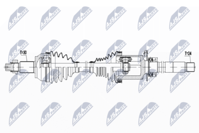 Приводной вал NTY NPW-MA-003