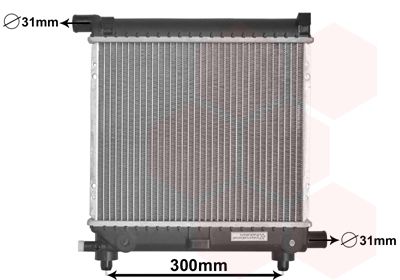 Radiators, Motora dzesēšanas sistēma VAN WEZEL 30002039