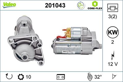 Starteris VALEO 201043