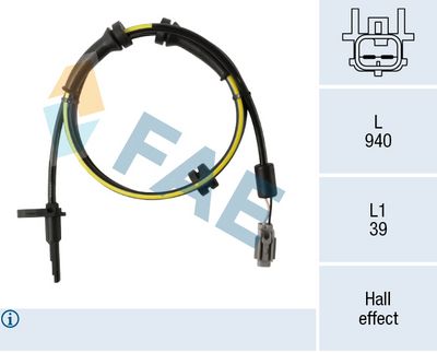 Devējs, Riteņu griešanās ātrums FAE 78456