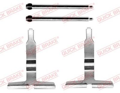 Piederumu komplekts, Disku bremžu uzlikas QUICK BRAKE 109-1661